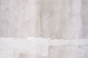 Image showing Blank wall with cracked paint. Paint cracking on empty wall.