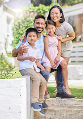 Image showing Theres nothing better. a young family spending time together in their garden at home.