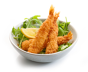 Image showing breaded Torpedo shrimps