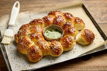 Image showing freshly baked bread buns