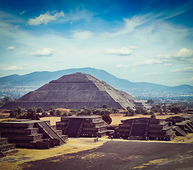 Image showing Teotihuacan Pyramids