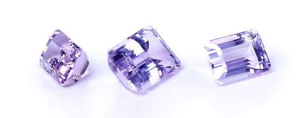 Image showing Stones that hold enormous value. Studio shot of beautiful gemstones.