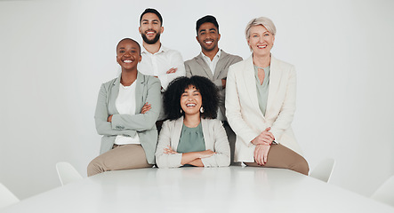 Image showing A business team who cares. a group of businesspeople in an office at work.