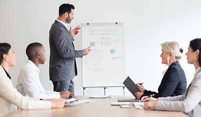 Image showing Learning new concepts. a group of businesspeople having a meeting at work.