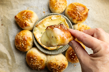 Image showing freshly baked bread buns