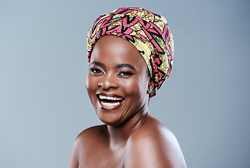 Image showing Dont let anyone dull your sparkle. Studio portrait of a beautiful young woman posing against a grey background.