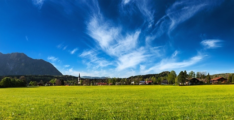 Image showing German countryside and village panorama. Germany