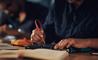 Image showing The specialist to keep your IT system covered. an unrecognisable technician repairing computer hardware.