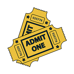 Image showing Cinema Tickets Icon