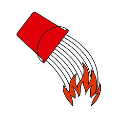 Image showing Fire Bucket Icon