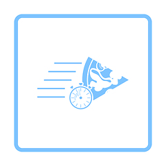 Image showing Pizza Delivery Icon