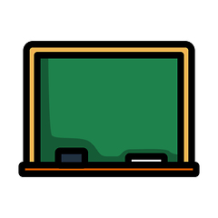 Image showing Icon Of Classroom Blackboard