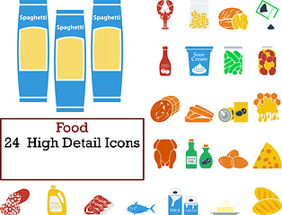 Image showing Food Icon Set