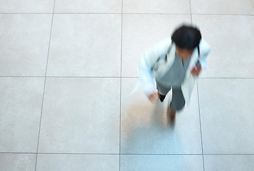 Image showing Busy day at work. an unrecognizable doctor at a hospital.