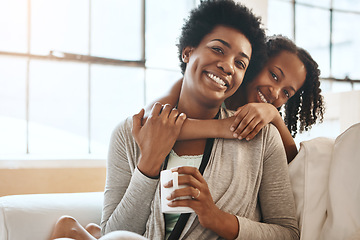 Image showing There is nothing greater than the mother daughter relationship. a mother and daughter at home.