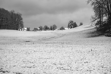 Image showing idyllic winter scenery