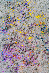 Image showing colorful paint splatters