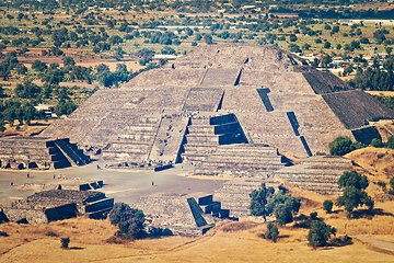 Image showing Pyramid of the Moon. Teotihuacan, Mexico