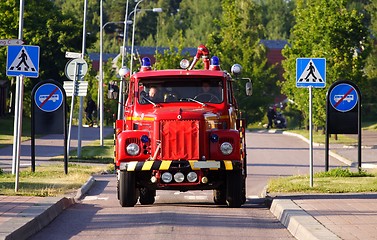 Image showing Fire emergency vehicle