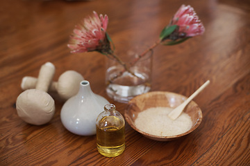 Image showing Light the candles, sink back into a rejuvenating bath...A spa arrangement designed to calm and relax as well as beautify.