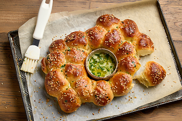 Image showing freshly baked bread buns