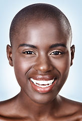 Image showing Elegance is when the inside is as beautiful as the outside. Studio shot of a beautiful young african woman isolated on white.