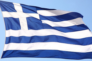 Image showing flag of Greece 