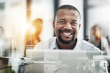 Image showing My career has brought me great satisfaction. Cropped portrait of a mature businessman working on a computer in an office.