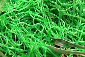 Image showing snake jelly gum shapes