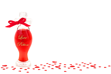 Image showing Love Potion in a Bottle for Unrequited Love Concept