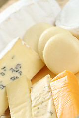 Image showing board of cheese