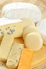 Image showing board of cheese