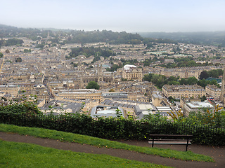 Image showing Aerial view of Bath