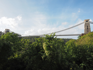 Image showing Clifton Suspension Bridge in Bristol