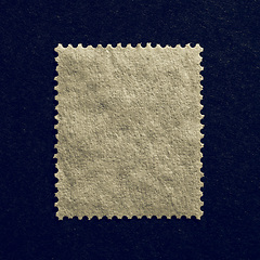 Image showing Vintage looking Blank stamp