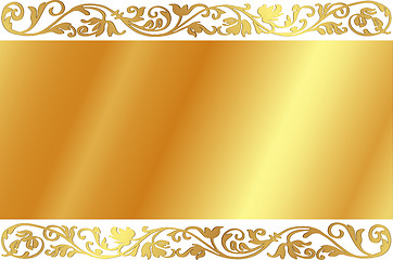 Image showing Gentle golden background 