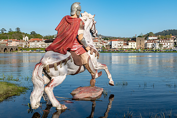 Image showing Statue of Roman soldier