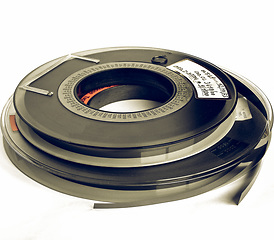 Image showing Vintage looking Tape reel