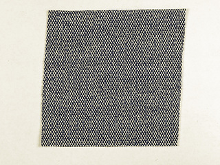 Image showing Vintage looking Black fabric sample