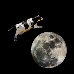 Image showing Cow Jumping over Moon