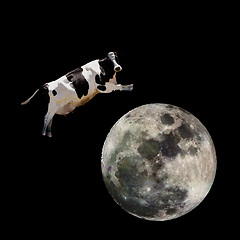 Image showing Cow Jumping over Moon