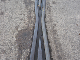 Image showing Railway track detail