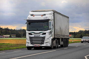 Image showing Customised New DAF XF530 Semi Trailer on Road