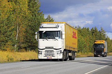 Image showing Renault Trucks T Lorries Deliver Goods