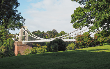 Image showing Clifton Suspension Bridge in Bristol