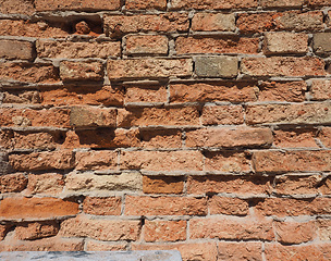 Image showing Red brick wall background