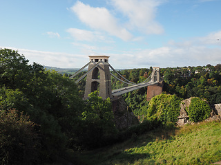 Image showing Clifton Suspension Bridge in Bristol