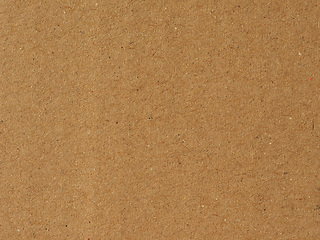 Image showing Brown corrugated cardboard texture background