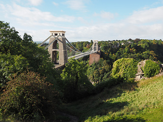 Image showing Clifton Suspension Bridge in Bristol