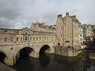 Image showing Pulteney Bridge in Bath